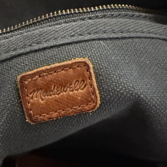 Madewell The Canvas Medium Transport Tote - Black Sea - Picture 12 of 13